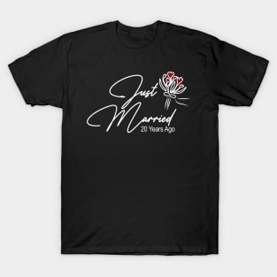 Anniversary Married 20 Years Ago T-shirt T-Shirt